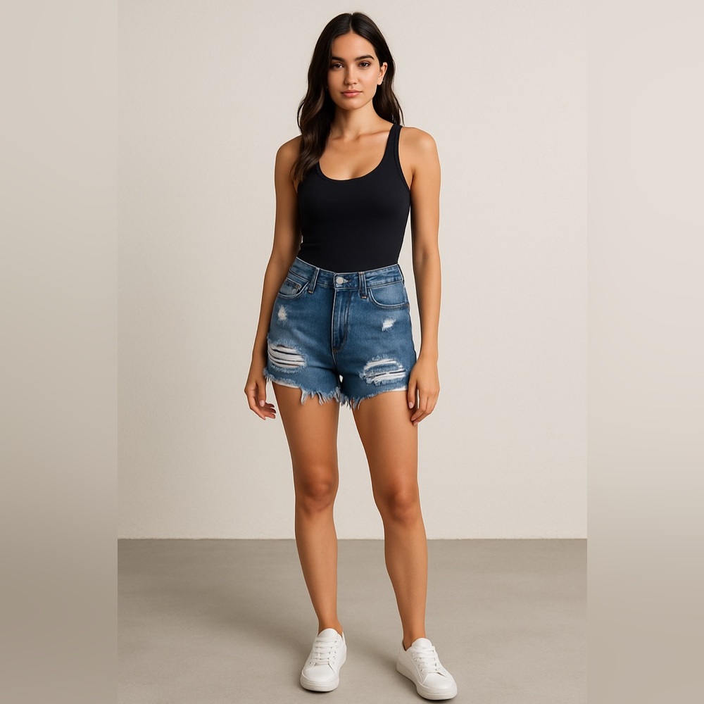 Articles of Society Distressed Cutoff Denim Shorts Women’s 25
